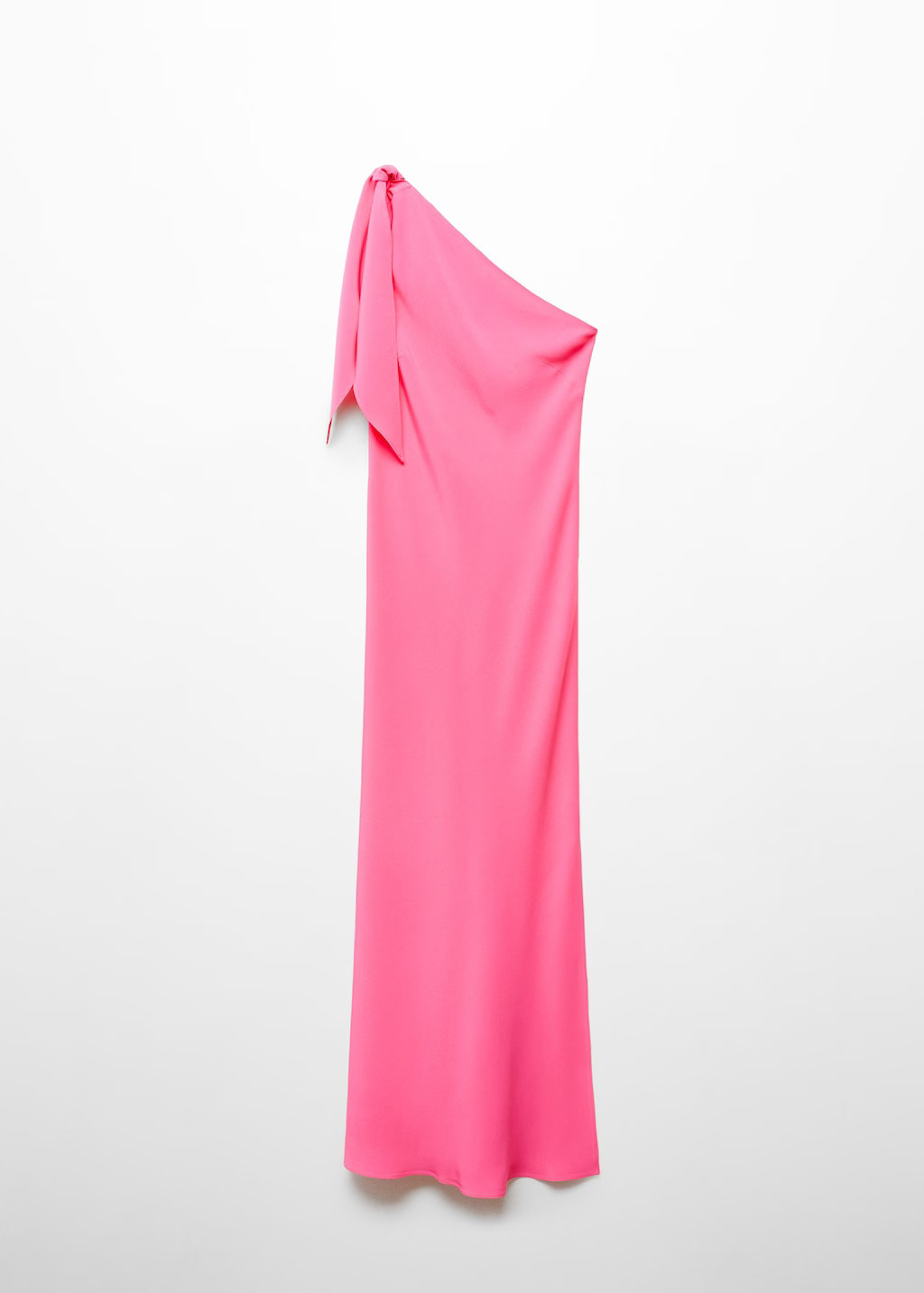 Asymmetric bow dress -  Women | Mango United Kingdom | MANGO (UK)