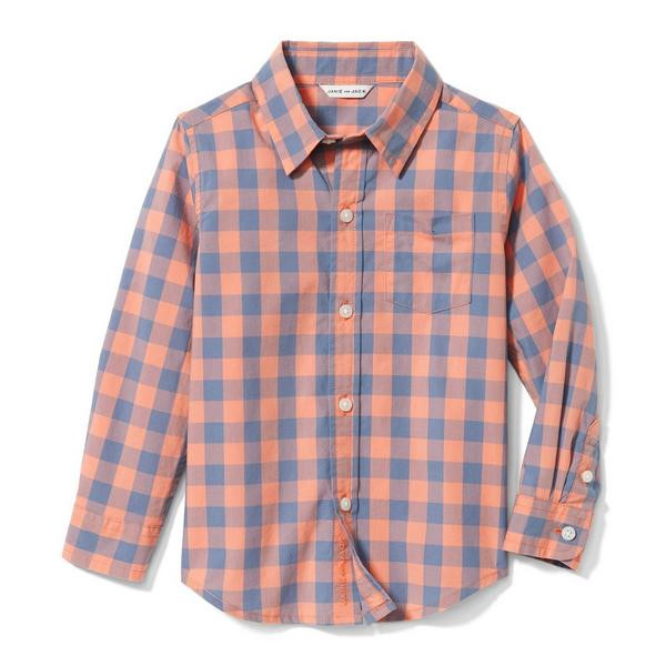 Gingham Poplin Shirt | Janie and Jack