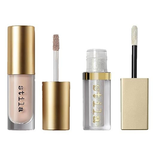 Bundle of stila Magnificent Metals Glitter And Glow Liquid Eye Shadow (Perlina) & Liqua-Play™ E... | Amazon (US)