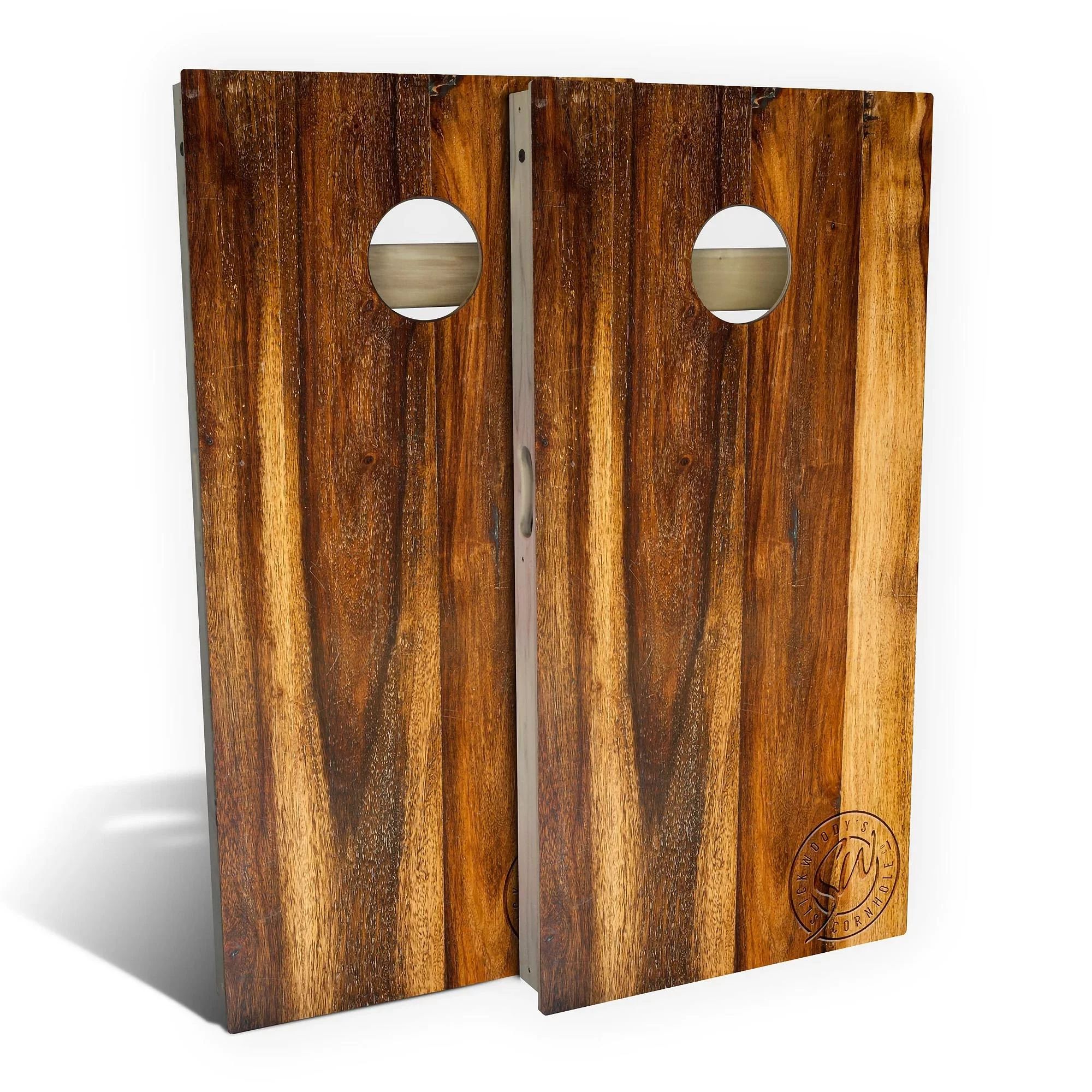 Treated Oak Design Cornhole Board Set - Choose Your Size & Accessories | Walmart (US)