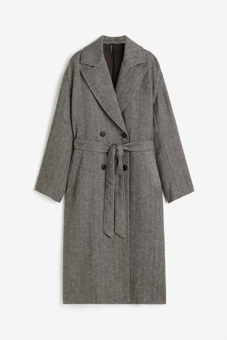 Manteau à fermeture croisée | H&M (FR, IT, ES, PT, BE)