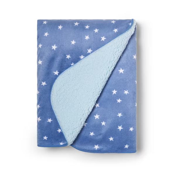 Plush Velboa Baby Blanket Stars - Cloud Island™ | Target