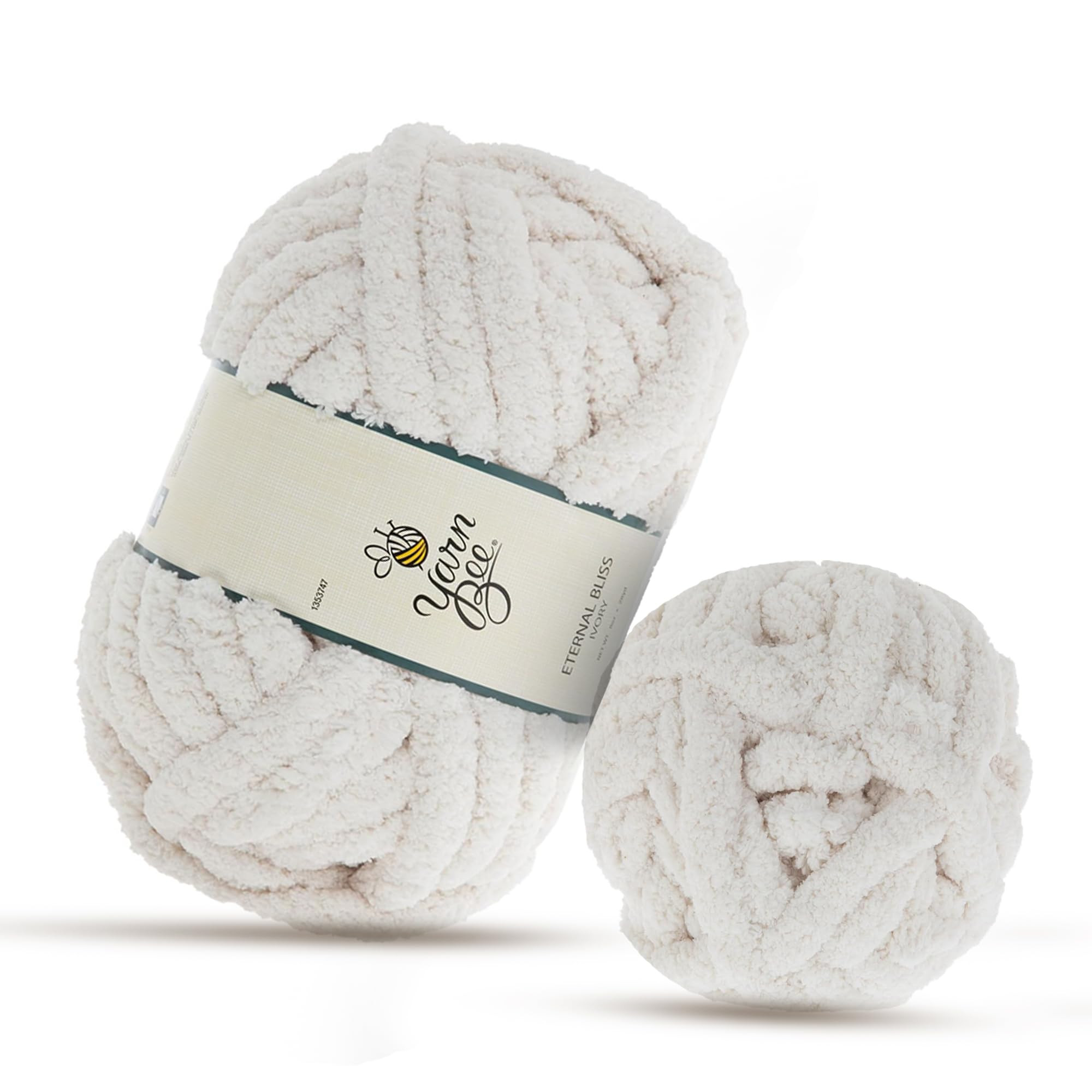 Yarn Bee Jumbo – Soft Skein – 28 Yards of 100% Polyester Yarn for Crocheting Blankets, Hats, ... | Amazon (US)