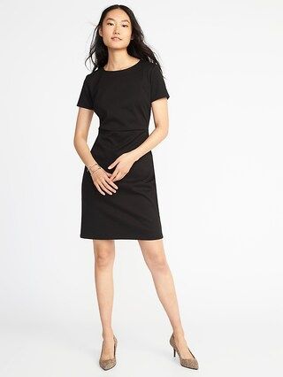 Ponte-Knit Sheath Dress for Women | Old Navy (CA)