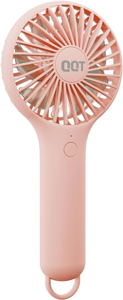 QQT Mini Handheld Fan,Small Personal Fan with 3Speeds,Portable Battery Operated Fans,USB Recharge... | Amazon (US)
