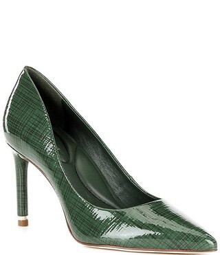 Antonio Melani Kara Printed Patent Leather Pointed Toe Pumps | Dillard's | Dillard's