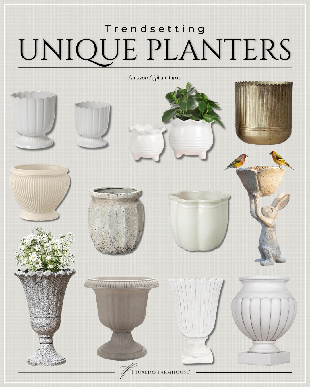 Elevated greenery, thoughtfully styled 🤍 These planters bring a sculptural element to your space Whether you’re styling a tabletop, entryway, or patio, the right planter can transform even the simplest greenery into a refined focal point. Explore the collection and discover pieces that add both character and balance to your home. #TimelessDecor 

 #LTKSeasonal #LTKHome #LTKSaleAlert