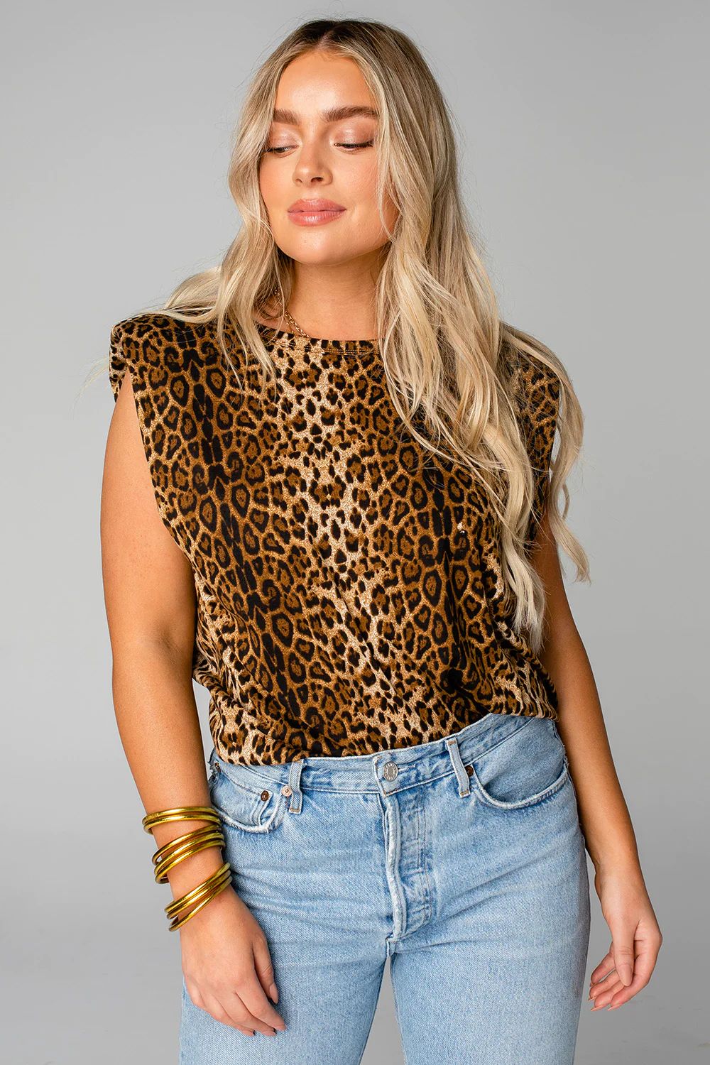 Lucy Muscle Top - Leopard | BuddyLove