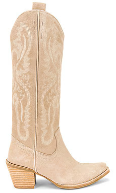 Jeffrey Campbell Stylet Boot in Sand Suede from Revolve.com | Revolve Clothing (Global)