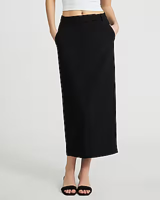 Editor High Waisted Maxi Skirt | Express