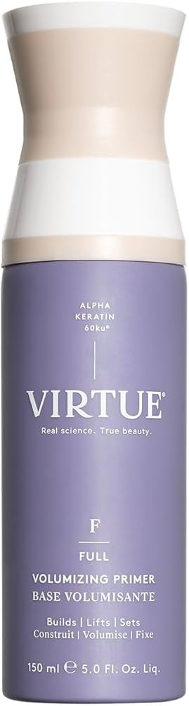Virtue Volumizing Hair Primer Spray, Heat Protectant, Safe for All Hair Types, Color Safe, 5 Fl O... | Amazon (US)