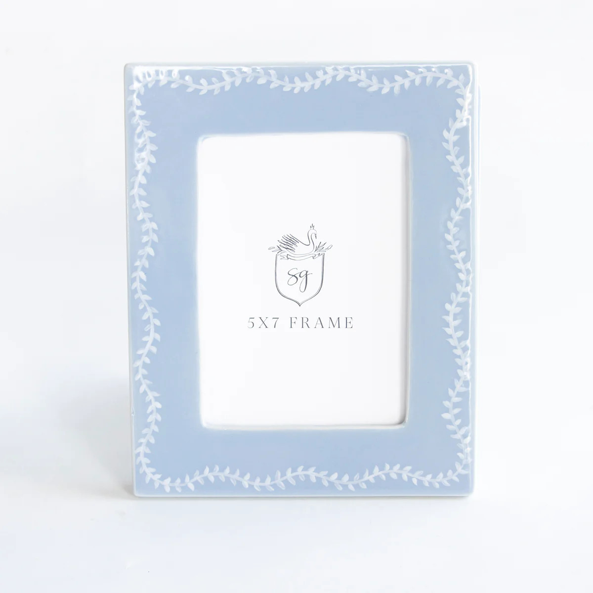 Customizable Laurel Wreath Picture Frame | Susan Gordon Pottery