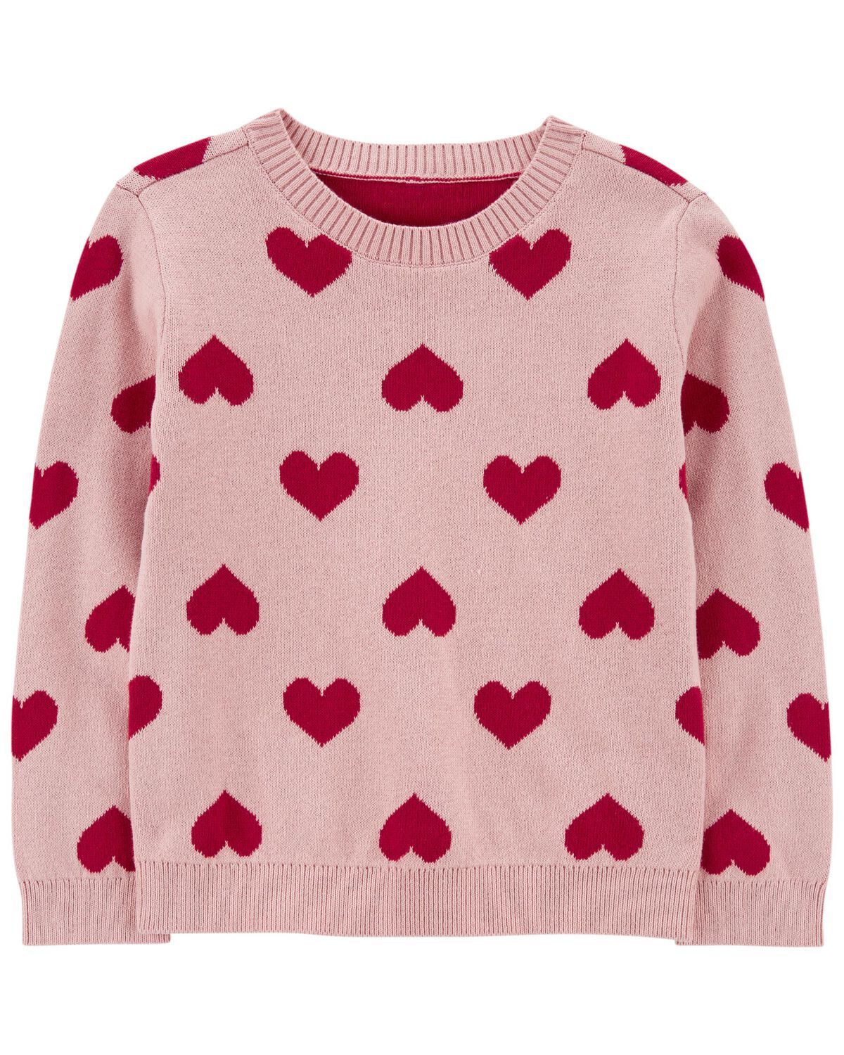 Pink Baby Valentine's Day Heart Sweater
 | carters.com | Carter's