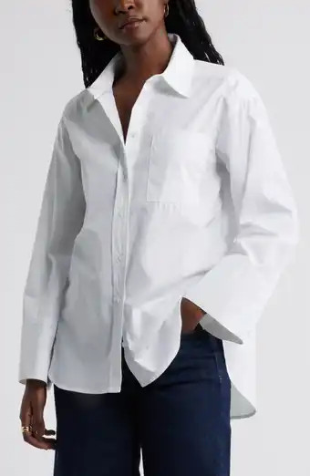 Madewell The Easy Poplin Button-Up Shirt (Women) | Nordstrom | Nordstrom