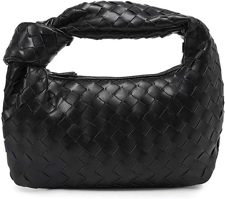 AyTotoro Women Knoted Woven Handbag Designer Ladies Fashion PU Leather Top Handle Hobo Shoulder B... | Amazon (US)