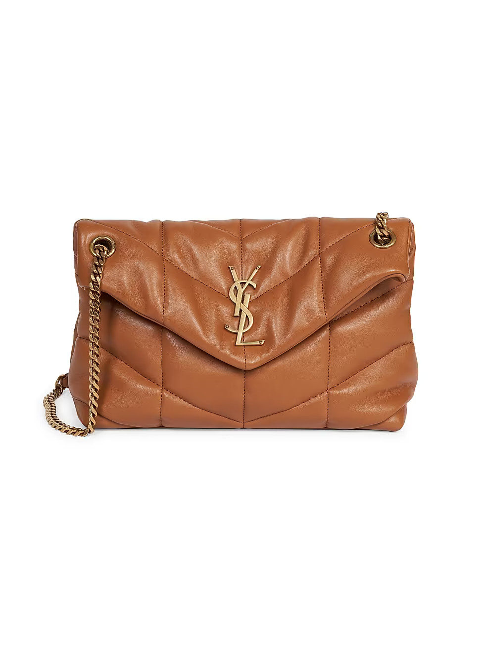 Medium Puffer Leather Shoulder Bag | Saks Fifth Avenue
