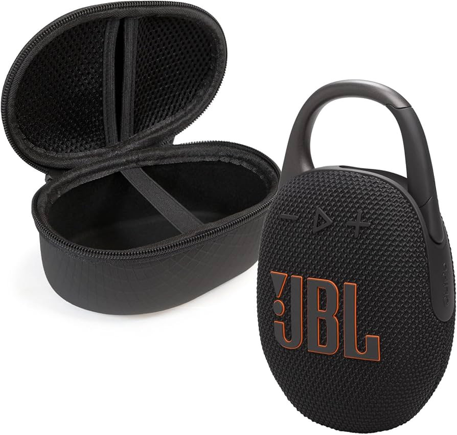 JBL Clip 5 Bluetooth Speaker and divvi! Protective Case - Black | Amazon (US)