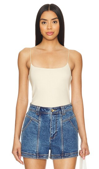 Hailey Tank Top in Cream | Revolve Clothing (Global)