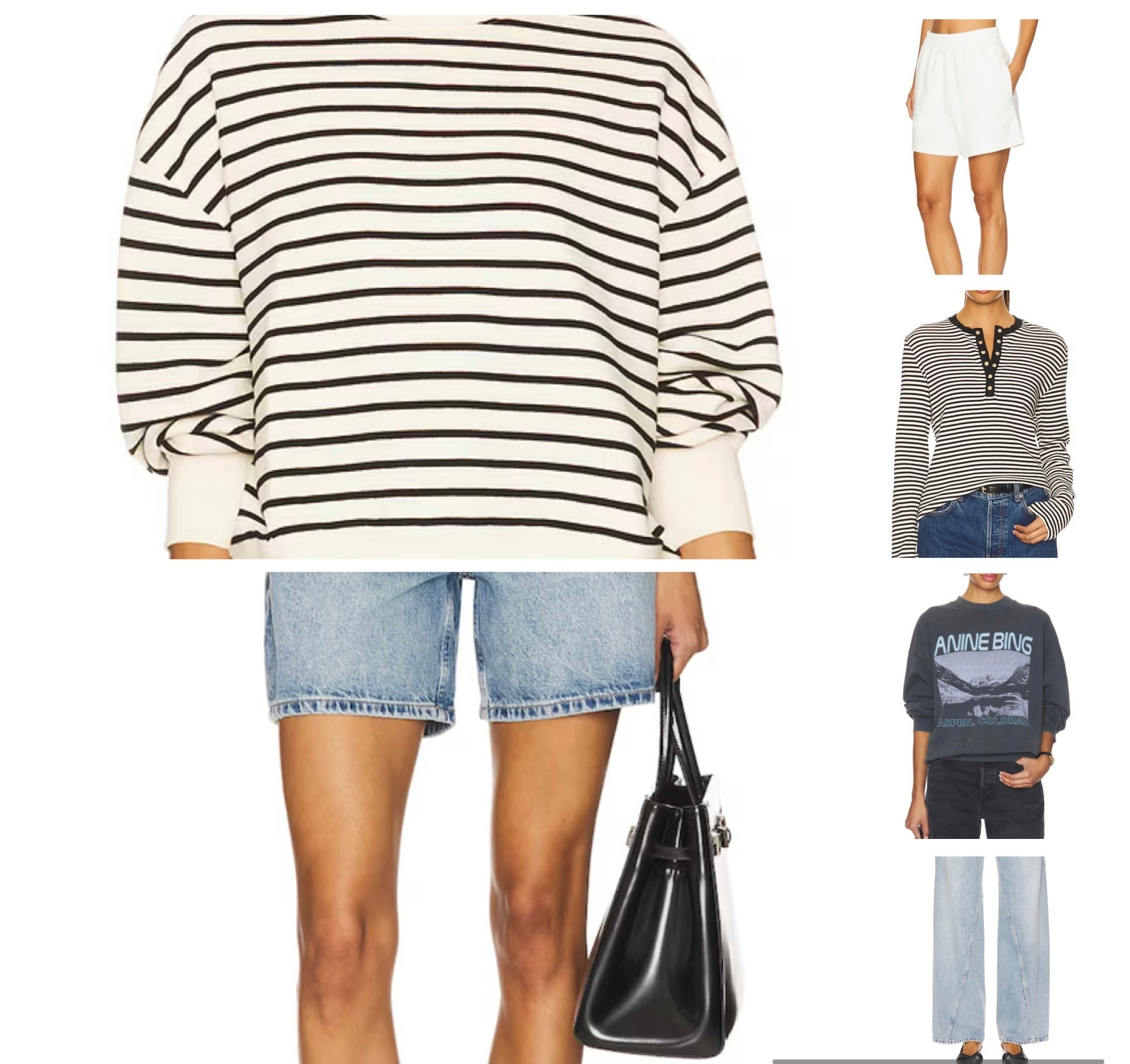 These are all the Anine Bing pieces that I currently own, on promo right now.  #aninebing #winterstyle #simpleandchic #stripes #sweatshirts #denim #sale 

#LTKSaleAlert #LTKSeasonal