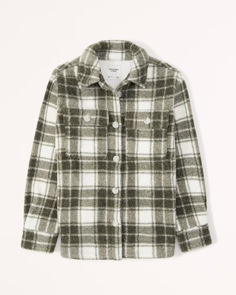 Sherpa Shirt Jacket | Abercrombie & Fitch (US)