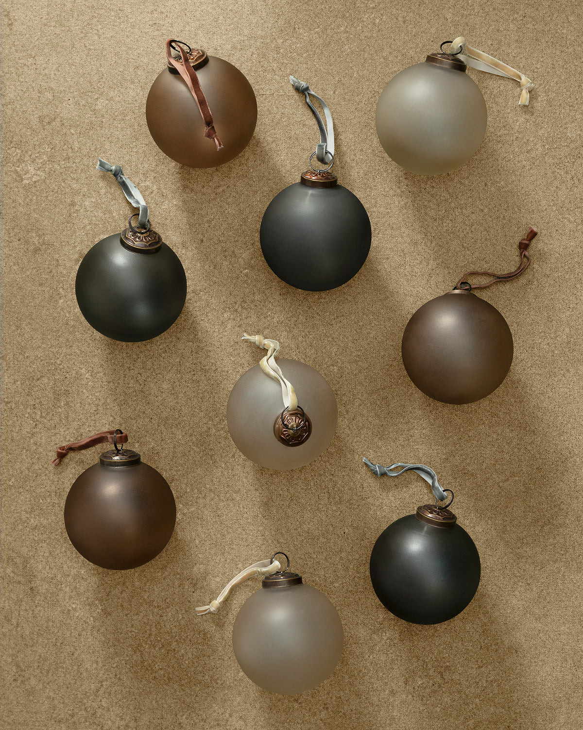 Noel Neutral Ornaments (Set of 9) | McGee & Co. (US)