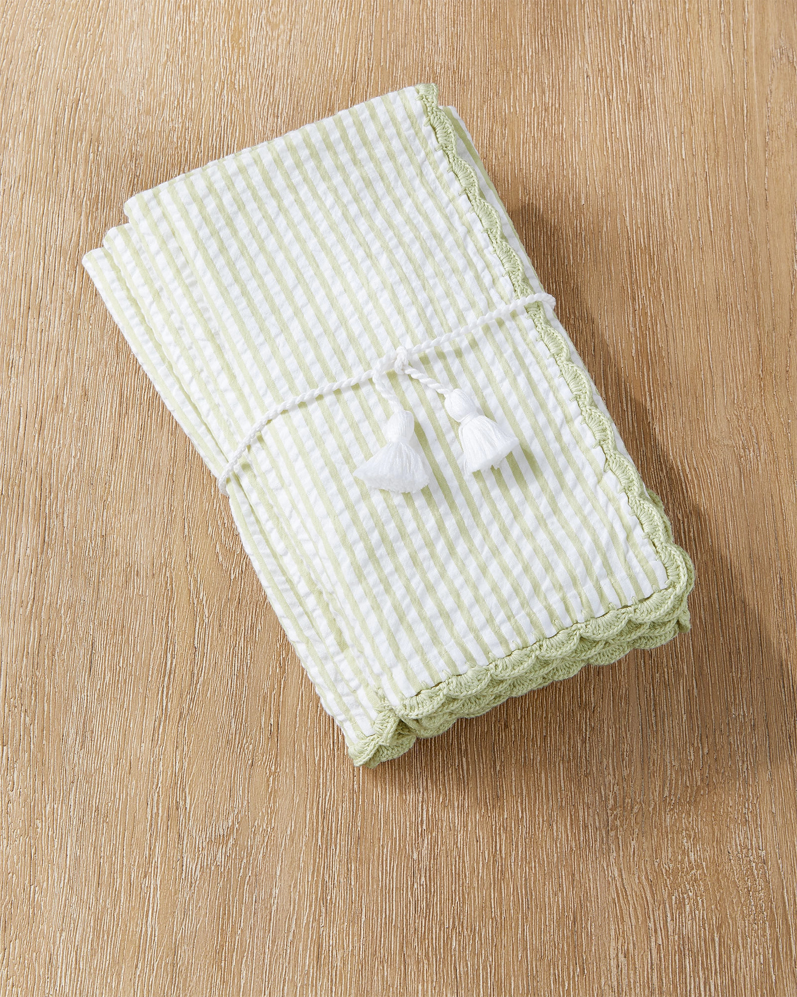 Seersucker Napkin | Serena and Lily