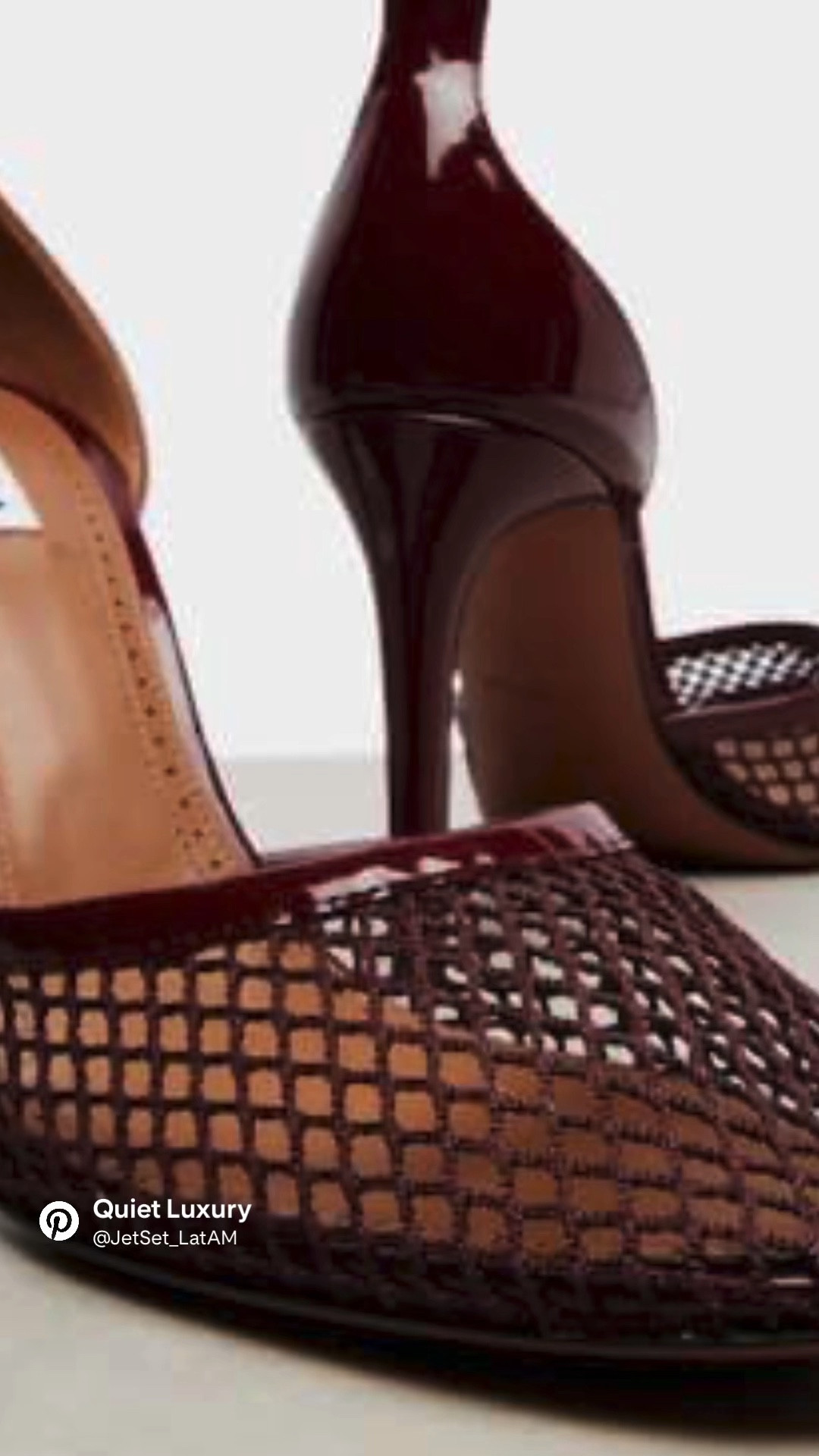 A study in sculpted elegance.
Alaïa’s 90mm fishnet patent pumps mix glossy depth with the house’s signature mesh — refined, architectural, and undeniably sensual. The perfect finish to any elevated look.

Curated by Jet Set LatAM.


#LTKCyberWeek #LTKHoliday #LTKGiftGuide