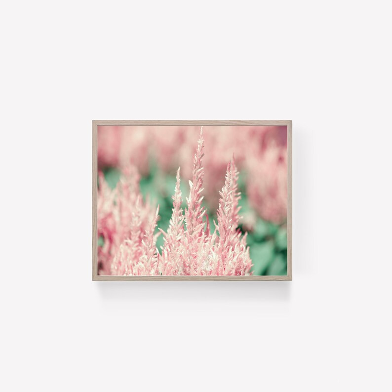 Pink Floral Digital Print, Pink Floral Printable, Pink Botanical Print, Greenery Wall Art, Pink F... | Etsy (US)