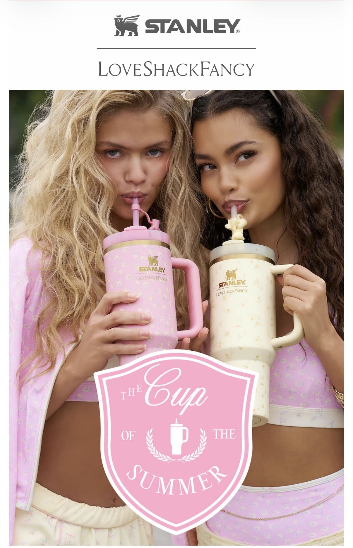 The summer Love Shack Fancy x Stanley collection is HERE and it is SOOO CUTE 😍🌸

The florals, the colors, the feminine details… baby, they really understood the assignment. These are definitely the prettiest tumblers of the summer.

Shop my favorite pieces from the collection on my LTK.

#ShoppingWithPriiincesss #LoveShackFancy #Stanley #LoveShackFancyxStanley #SummerCollection #LTKFinds #LTKStyle #PrettyAesthetic #SoftGirlSummer #WaterBottleObsessed #SummerFavorites #LifestyleFinds #GirlyThings #AtlantaMom #Atlantamom #Atlantabloggers #Atlantablogger #AtlantaCreator #Atlantacontentcreators #Atlantacontentcreator

#LTKfoodie #LTKHome #LTKmomlife