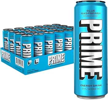 PRIME Energy BLUE RASPBERRY | Zero Sugar Energy Drink | Preworkout Energy | 200mg Caffeine with 3... | Amazon (US)