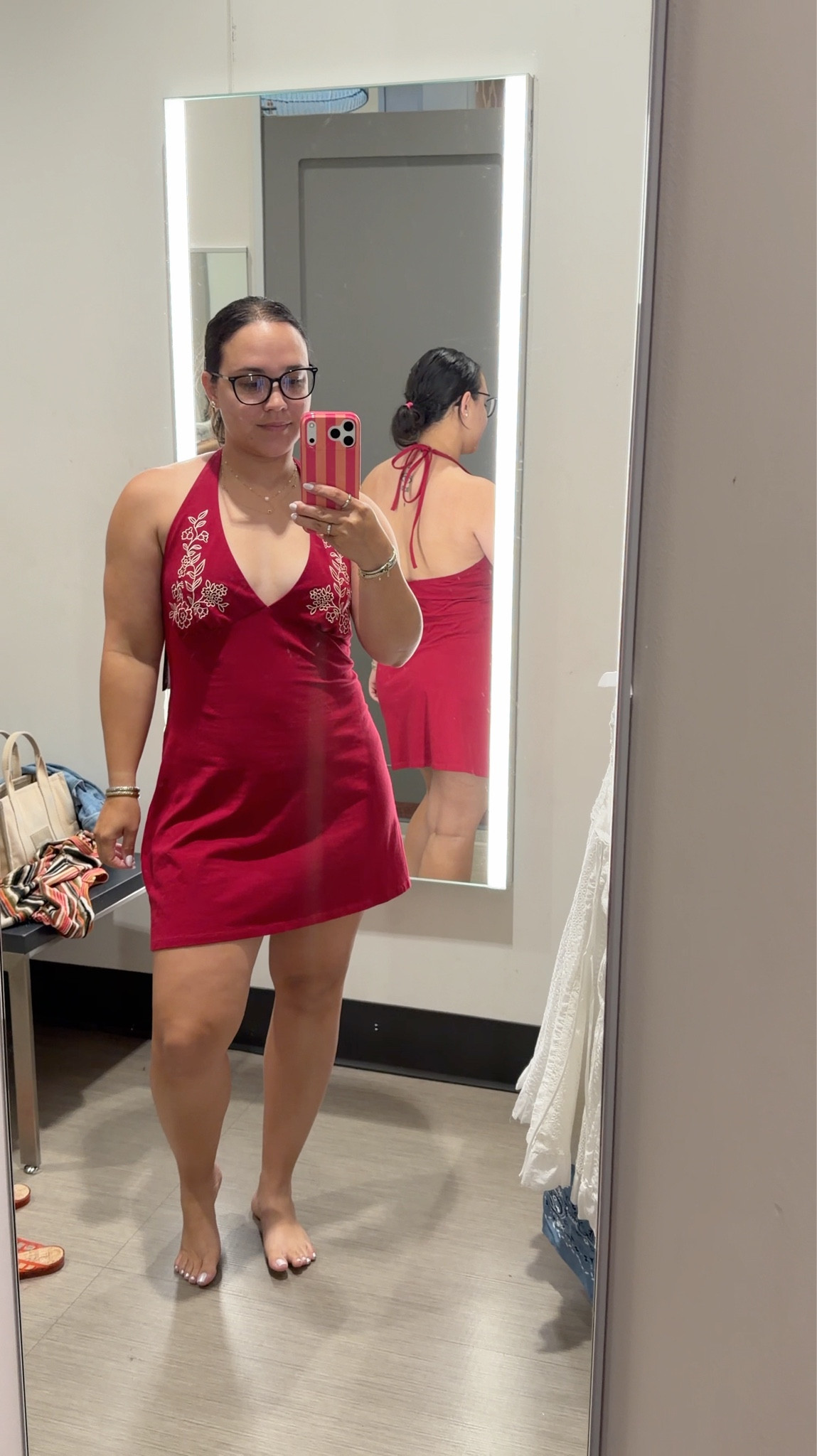 Seasonal red dress.

#LTKMothersDay #LTKootd #LTKdayinmylife