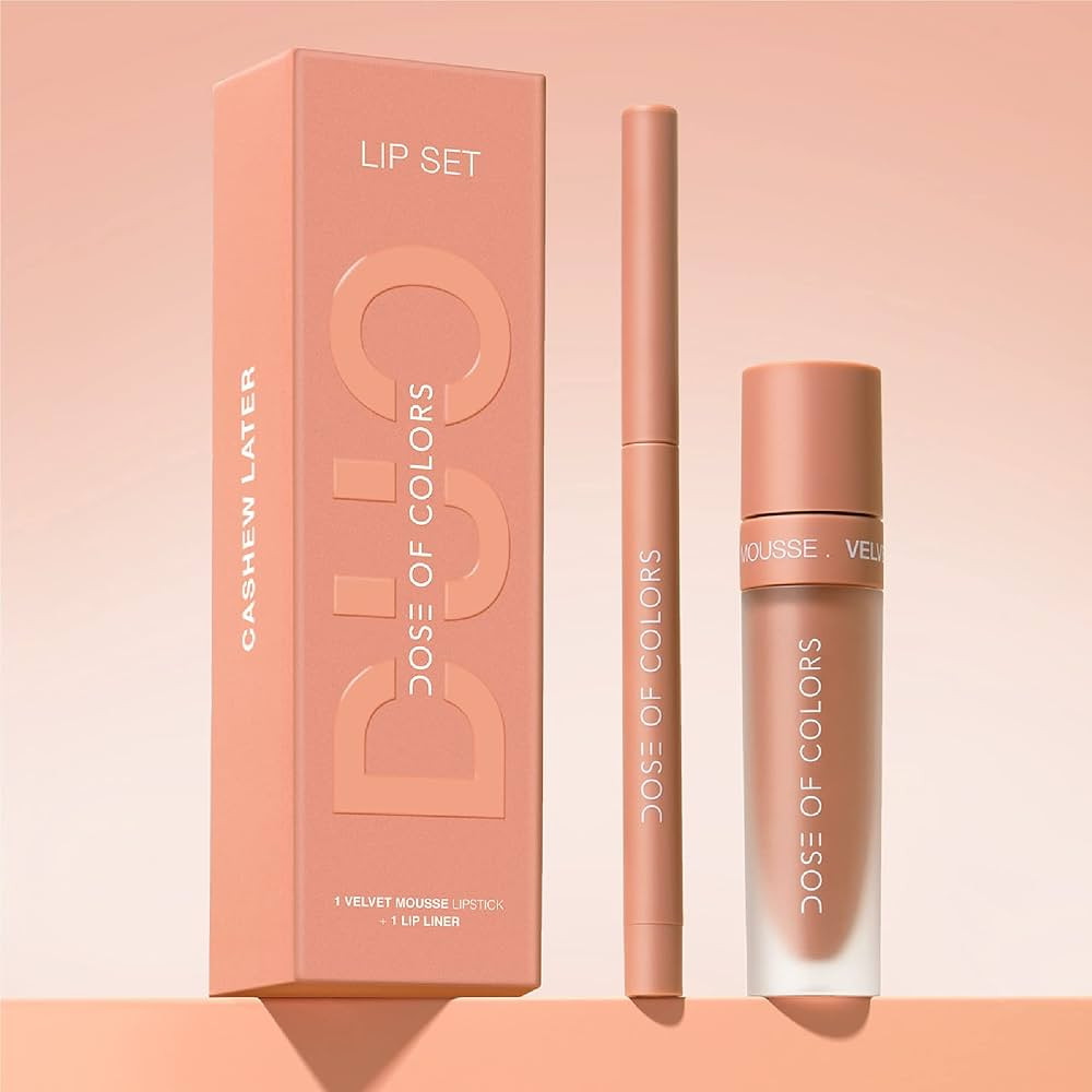Dose of Colors Lip Set Duos (Cashew Later) | Amazon (US)