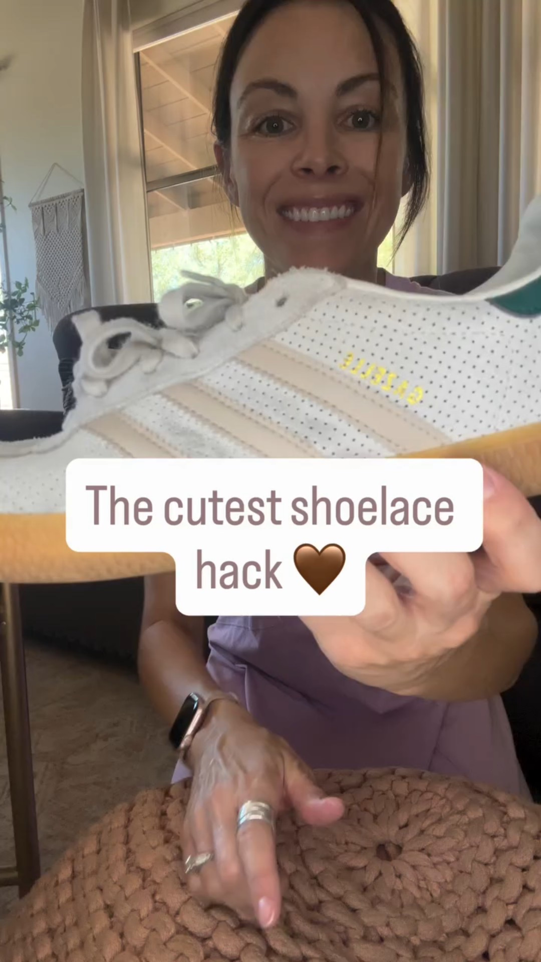 POV: your shoelaces are too cute to just tie once 👟🎀✨ Tried the 3–bow hack on my Gazelles and I’m obsessed! Would you rock this? #shoelacehack #adidasgazelle #sneakerstyle #outfitinspo #amazonfinds #momstyle #fashiontok #addidas #virałpost