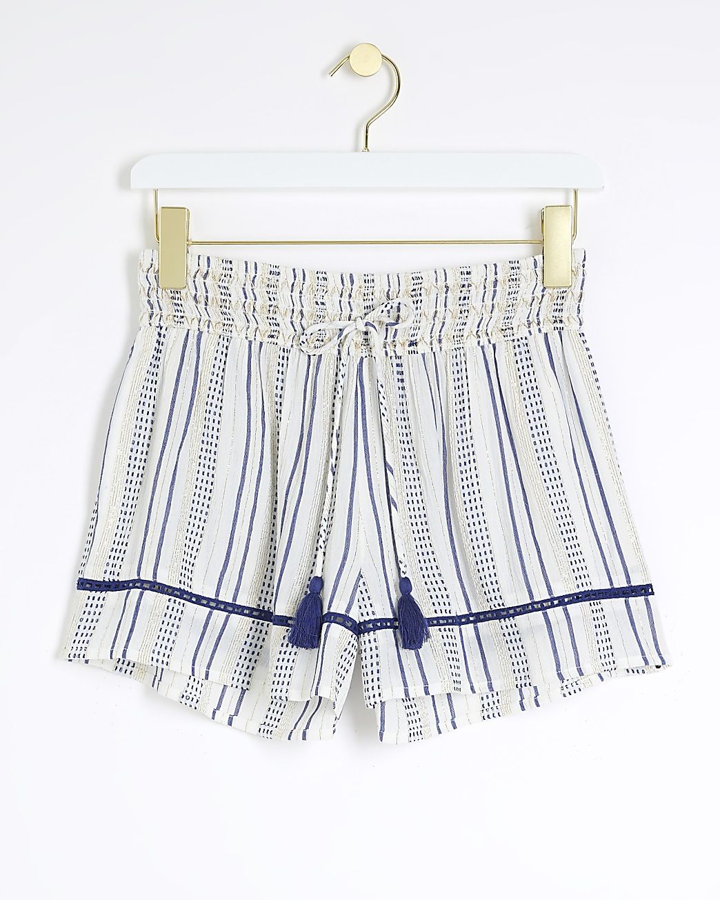 Blue stripe beach shorts | River Island (UK & IE)