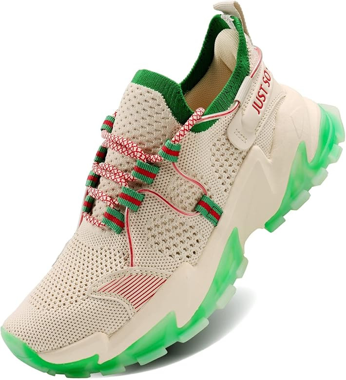 AMLANG Womens Walking Running Shoes Non-Slip Athletic Tennis Breathable Fashion Sneakers | Amazon (US)