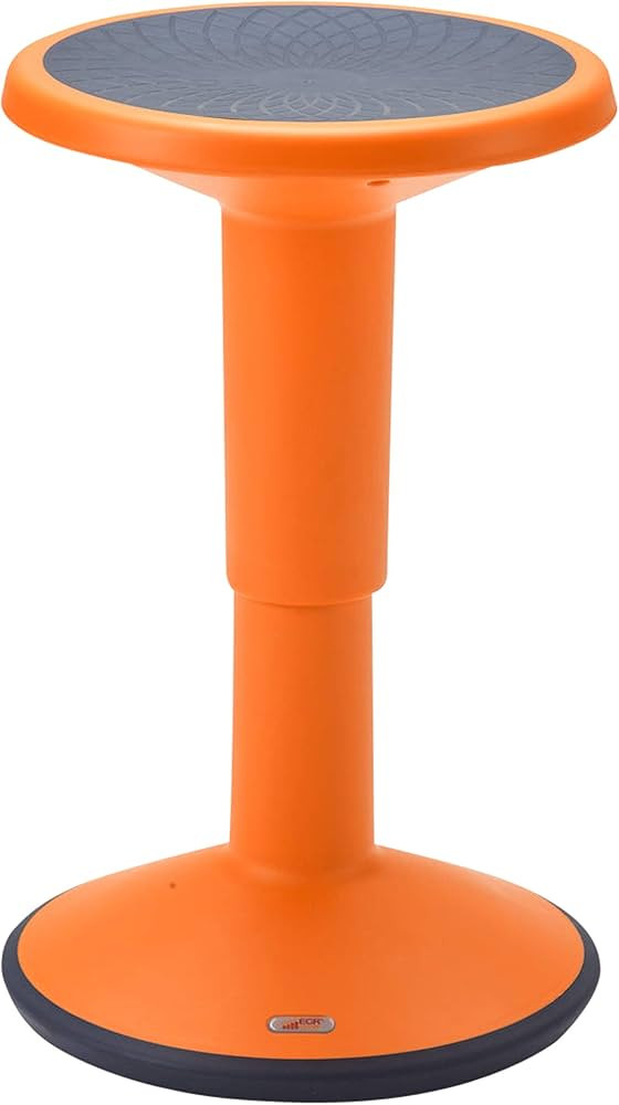 ECR4Kids SitWell Wobble Stool, Adjustable Height, Active Seating, Orange | Amazon (US)