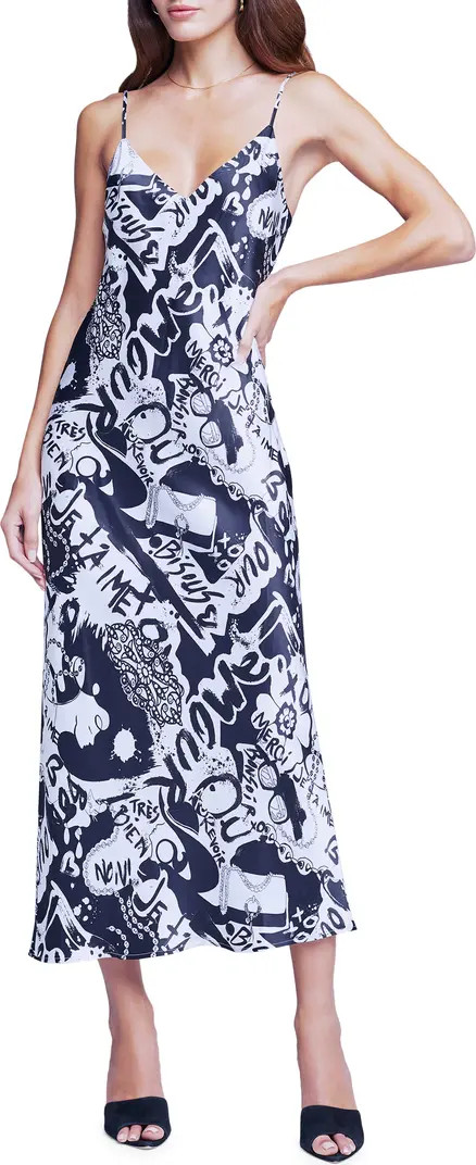 Seridie Silk Midi Slipdress | Nordstrom