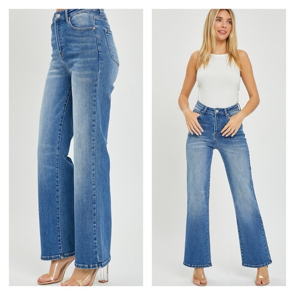 Risen High Rise Straight Leg 5292 - Light Wash | Poshmark