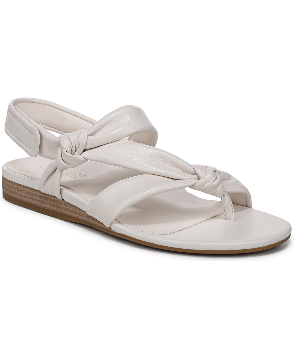 Vionic Womens Geneva Strappy Sandals - Sea salt leather | Macy's