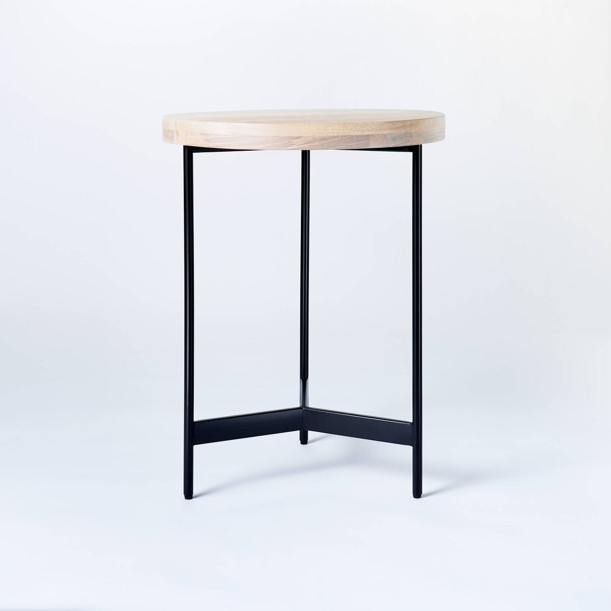 Villa Park Round Wooden End Table Brown - Threshold™ designed with Studio McGee | Target