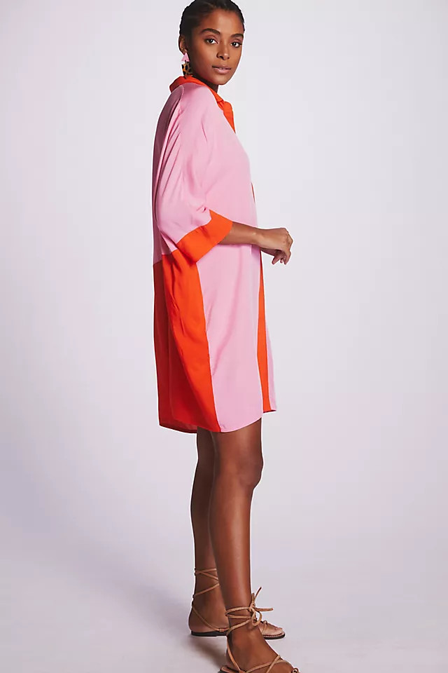 Margo Baridon Colorblocked Tunic Dress | Anthropologie (US)