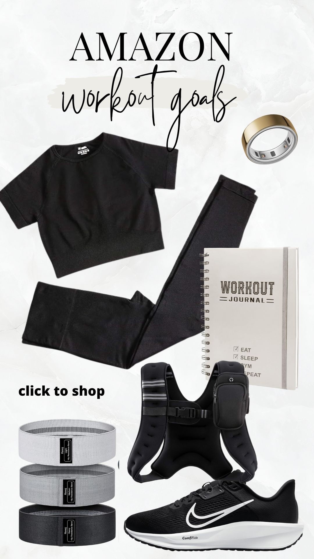 Amazon Workout Goals 🖤🏃🏼‍♀️
Inspo & Workout Essentials

These Amazon picks are perfect to crush your fitness game and new years goals 🙌🏼

#amazonfitness #workoutessentials #gymstyle #amazonactivewear #activewearinspo #workoutoutfits #fitnessgoals #ltkfit #ltkstyle #fitlife #athleisurelook #amazonfinds

#LTKActive #LTKfitnessgoals #LTKselfcare