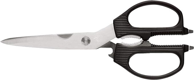 Shun Multi Purpose Shears, Stainless Steel Kitchen Scissors, DM7300, Black, 3.5 Inch Blade | Amazon (US)