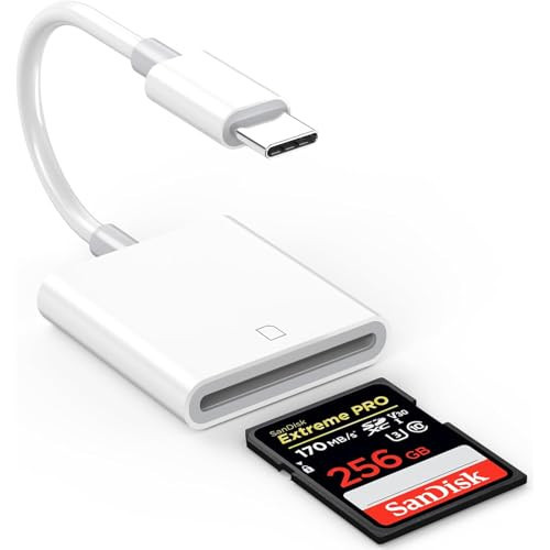 USB C SD Card Reader, Digital Camera Adapter for iPhone 15/16/17 Pro Max, Type C Camera Adapter Trail Viewer for iPhone 15/16/17 Plus/Pro/Max, iPad MacBook/Air iMac/Samsung Galaxy Android | Amazon (US)