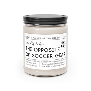 Soccer Player Candle Smells Like The Opposite Of Soccer Gear | Michaels Stores