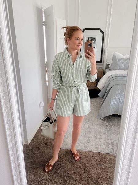 abercrombie sale — linens summer romper 

#LTKSeasonal #LTKfindsunder100 #LTKsalealert