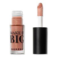 Morphe Make It Big Plumping Lip Gloss - Extra Exposed (warm neutral nude with gold pearls) | Ulta