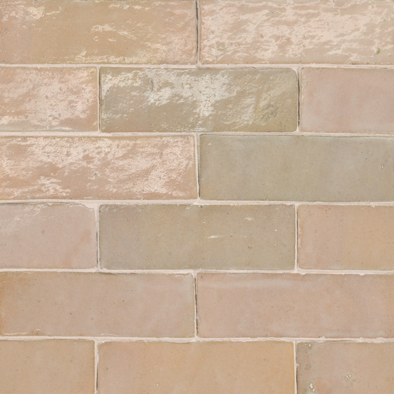 Zagora 2" x 6" Glossy Zellige Field Tile in Ivoire | Bedrosians Tile and Stone