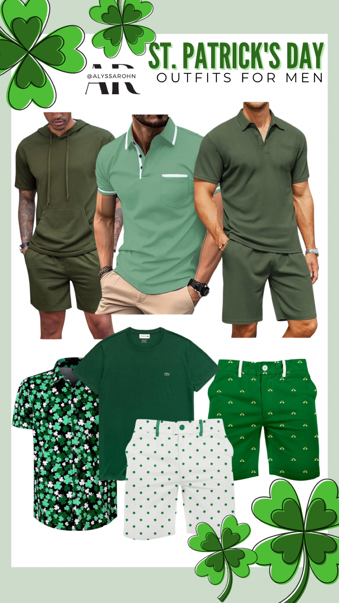 MENS st Patrick’s day outfits. Green outfits for guys 

#LTKstyletip #LTKSeasonal #LTKmens