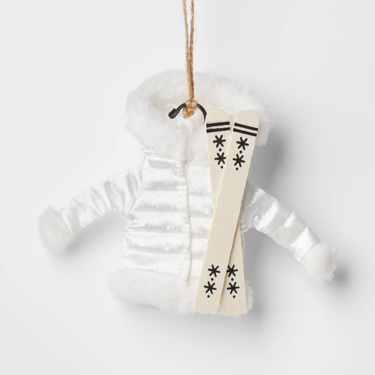Fabric Ski Jacket with Skis Christmas Tree Ornament - Wondershop™ | Target